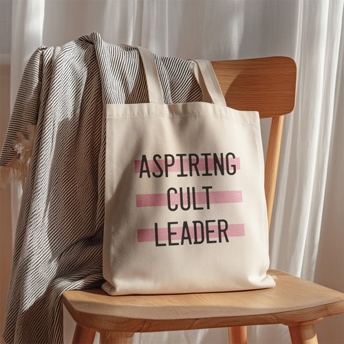 funny tote bag | aspiring cult leader