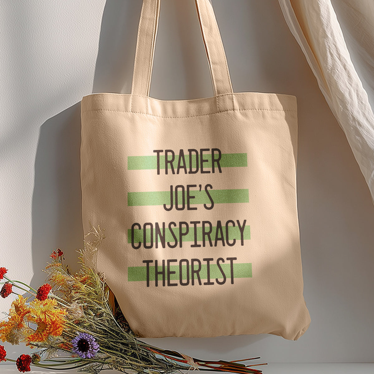 Trader Joe's Conspiracy Theorist Tote Bag