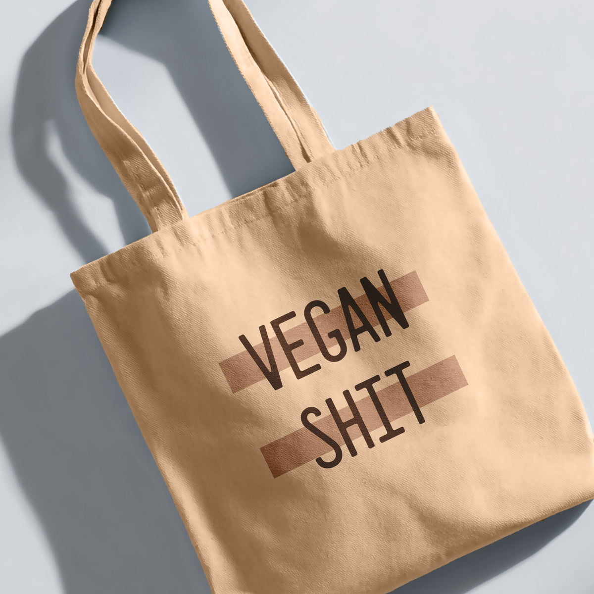 vegan shit tote bag